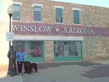 Standin on a Corner in Winslow Arizona