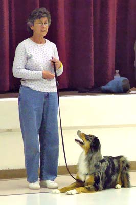 Photo at Ali's Reactive Dog seminar: Dale and Zeke